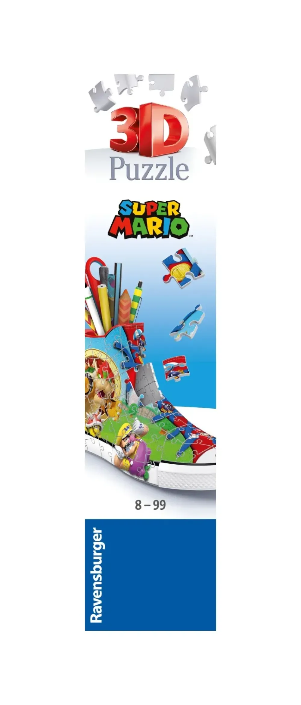 Ravensburger 3D Puzzle Portapenne Sneaker Edition, 108 Pezzi, 8+ Anni Puzzle 3D