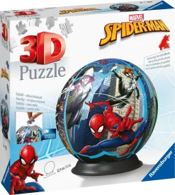 Puzzle Ball Spiderman, 72 Pezzi, 6+ Anni Puzzle 3D