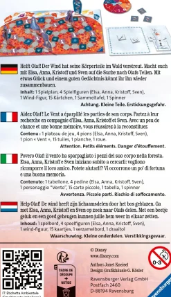 New Ravensburger Frozen 2 Travel, Gioco Da Tavolo Tascabile, 2-4 Giocatori, 5+ Anni Giochi Tascabili E Da Viaggio