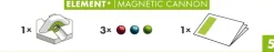 Online Ravensburger Magnetic Cannon, Gioco Innovativo Ed Educativo Stem, 8+ Anni, Accessorio Giochi Di Strategia