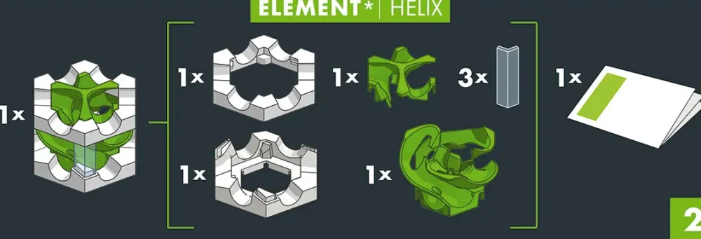 Ravensburger Professional Helix Elica, Gioco Innovativo Ed Educativo Stem, 8+ Anni, Accessorio Giochi Di Strategia