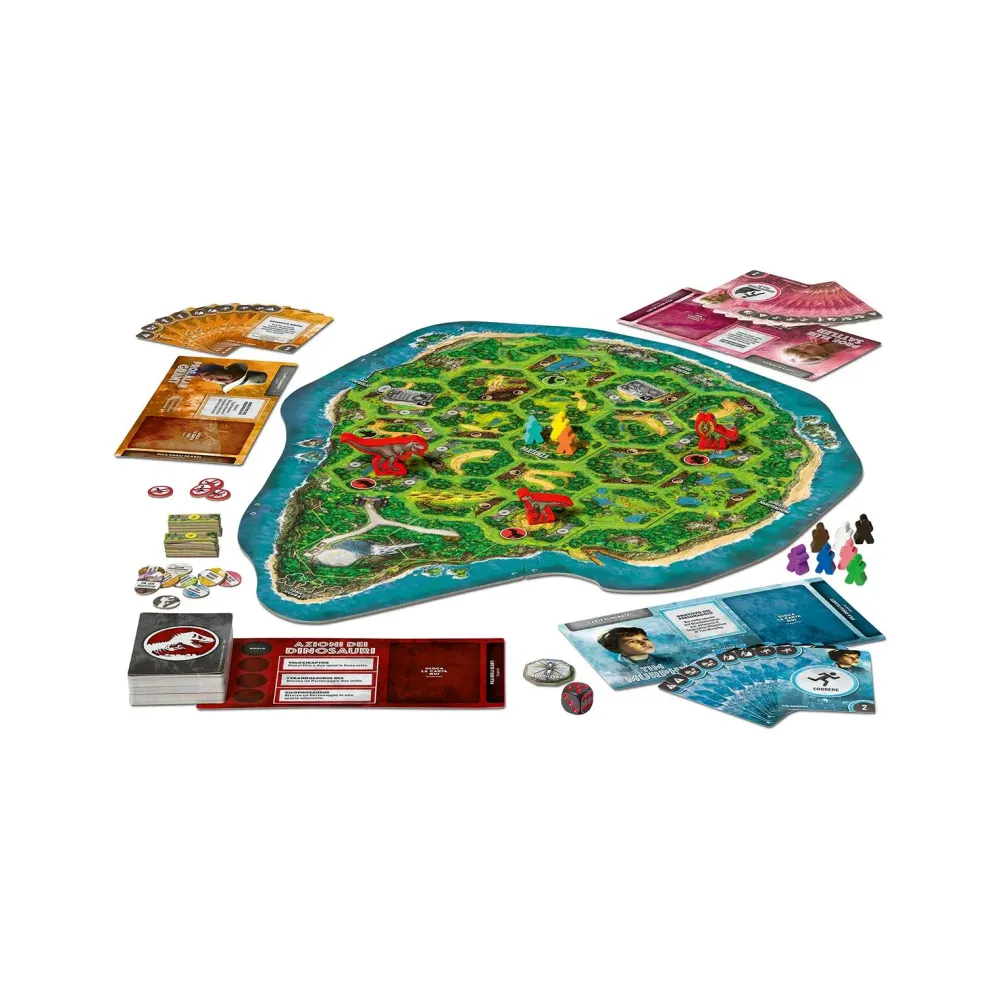 Hot Jurassic Park Danger, Gioco Da Tavolo, 2-5 Giocatori,10+ Anni Giochi Di Strategia
