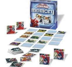 Memory Versione Ultimate Spider Man, 72 Tessere, Gioco Da Tavolo, 4+ Anni Giochi Di Carte