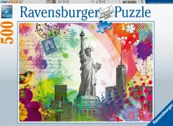 Online Puzzle Cartolina Di New York, 500 Pezzi, Puzzle Adulti Puzzle 500 Pezzi