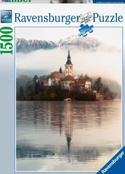 Online Puzzle Isola Di Bled, Slovenia, 1500 Pezzi, Puzzle Adulti Puzzle 1000 Pezzi