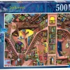 Best Puzzle La Biblioteca Bislacca, 500 Pezzi, Puzzle Adulti Puzzle 500 Pezzi
