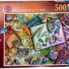 Outlet Puzzle La Scrivania Dell'Archeologo, 500 Pezzi, Puzzle Adulti Puzzle 500 Pezzi