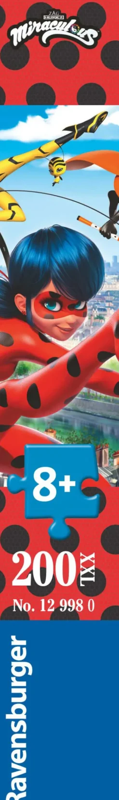 Outlet Puzzle Miraculous, 200 Pezzi Xxl, Eta Raccomandata 8+ Anni Puzzle Per Bambini