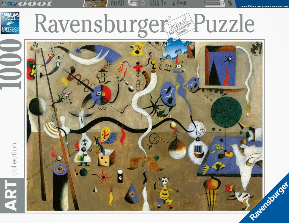 Clearance Puzzle Miro: Harlequin Carnival, Art Collection, 1000 Pezzi, Puzzle Adulti Puzzle 1000 Pezzi