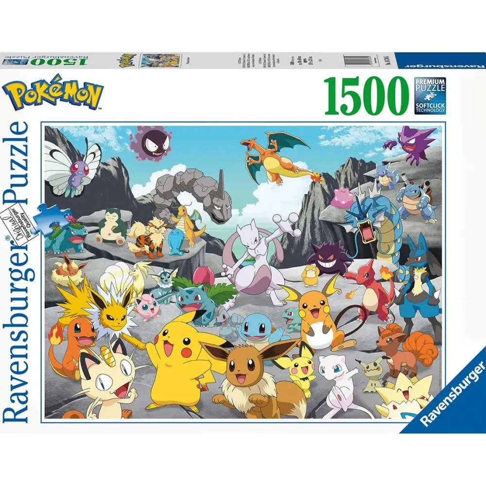 Puzzle Per Adulti 1500 Pezzi Pokemon Dimensione Puzzle: 80 60 Cm. Puzzle 1000 Pezzi