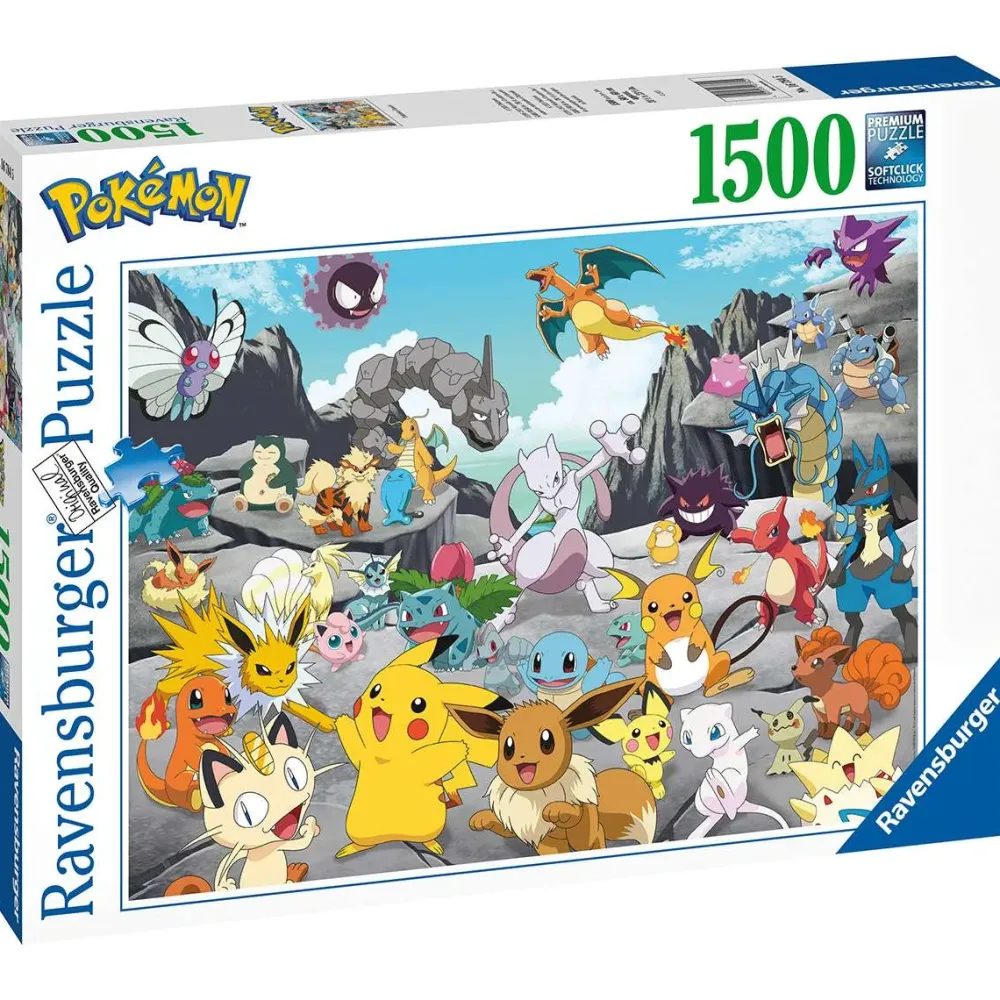 Puzzle Per Adulti 1500 Pezzi Pokemon Dimensione Puzzle: 80 60 Cm. Puzzle 1000 Pezzi