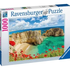 Outlet Puzzle Per Adulti 1000 Pezzi Algarve- Mare Scogliera Paesaggio Dimensione Puzzle: 70 50 Cm Puzzle 1000 Pezzi