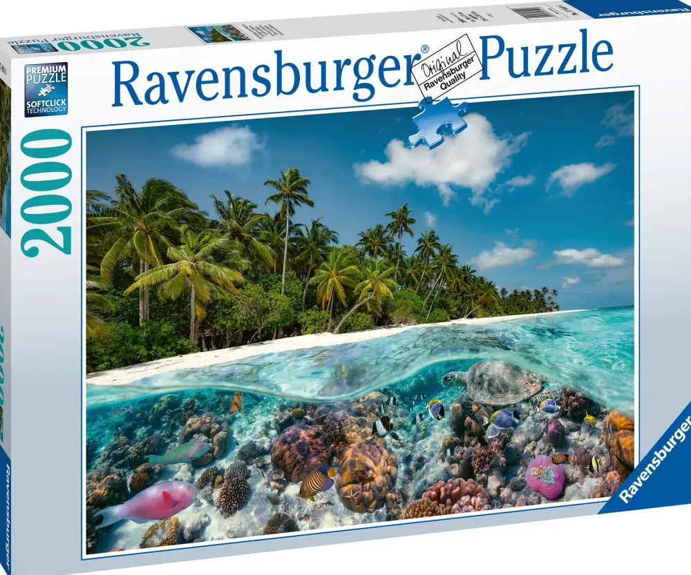 Online Puzzle Un Tuffo Alle Maldive, 2000 Pezzi, Puzzle Adulti Puzzle 2000 Pezzi