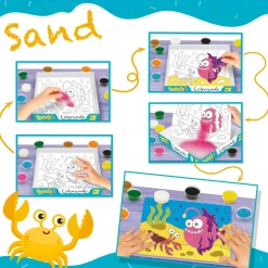 Online Sandy Colorando Sand Mosaici, Sabbia, Glitter