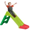 New Scivolo Per Bambini, 3 Gradini Antiscivolo, Verde E Rosa, Massimo Supporto Di 30 Kg, Facile E Veloce Da Montare Disponbile In Verde E Rosa Scivoli