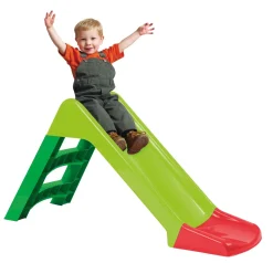 New Scivolo Per Bambini, 3 Gradini Antiscivolo, Verde E Rosa, Massimo Supporto Di 30 Kg, Facile E Veloce Da Montare Disponbile In Verde E Rosa Scivoli