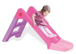 New Scivolo Per Bambini, 3 Gradini Antiscivolo, Verde E Rosa, Massimo Supporto Di 30 Kg, Facile E Veloce Da Montare Disponbile In Verde E Rosa Scivoli