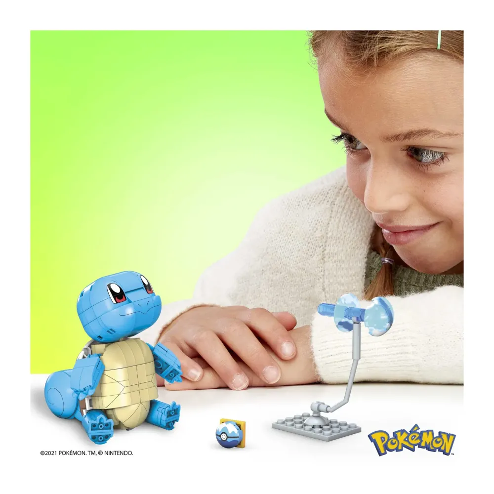 Hot Set Di Costruzioni Mega Construx Squirtle Da Costruire Ed Esporre, Costruzioni Giocattolo Per Bambini Costruzioni Bambini