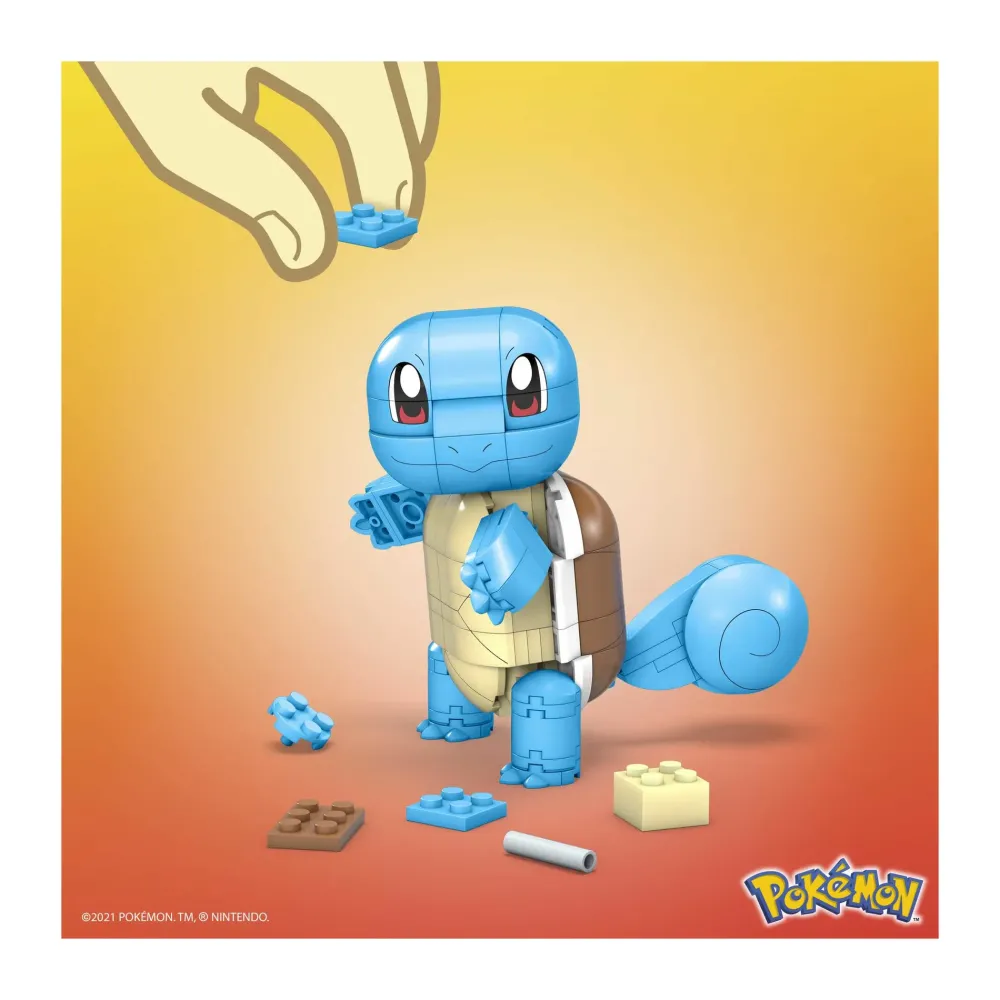 Hot Set Di Costruzioni Mega Construx Squirtle Da Costruire Ed Esporre, Costruzioni Giocattolo Per Bambini Costruzioni Bambini