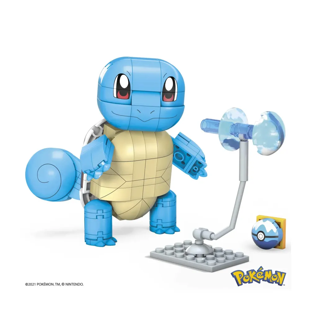 Hot Set Di Costruzioni Mega Construx Squirtle Da Costruire Ed Esporre, Costruzioni Giocattolo Per Bambini Costruzioni Bambini