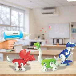 Set Dinosauri Da Costruzione 56 Pezzi Discovery Toys Giochi Stem