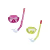 Best Set Maschera E Tubo Lil' Glider, 3-6 Anni, 2 Colori Assortiti, Protezione Uv, Lenti In Policarbonato Maschere E Pinne