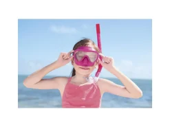 Best Set Maschera E Tubo Lil' Glider, 3-6 Anni, 2 Colori Assortiti, Protezione Uv, Lenti In Policarbonato Maschere E Pinne