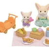 Hot Set Picnic Al Sole Sorella E Bebe Volpe Fennec -Personaggi E Playset Del Meraviglioso Mondo Mini Dolls