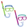Set Snorkeling Freestyle, 7-14 Anni, 2 Colori Assortiti, Protezione Uv, Lenti In Policarbonato Maschere E Pinne