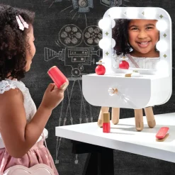 Clearance Set Trucco Vanity Make-Believe Magic Mirror Moda, Gioielli, Decorazioni, Cosmetici