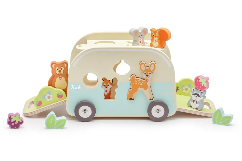 Discount Sevi Roulotte Bosco (11 Pz) Giochi Educativi In Legno