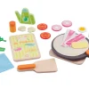 Clearance Sevi Set Piadina (24 Pz) Giochi Di Imitazione In Legno