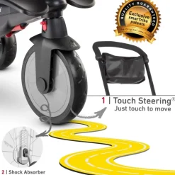 Smartrike Str7 7 In 1 Nero Tricicli E Balance Bikes