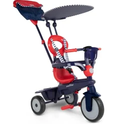 Outlet Smartrike Vanilla 4 In 1 Triciclo Per Bambini Dai 15 Mesi Con Maniglione Direzionale Touch Steering E Equipaggiamento Di Sicurezza Blu Navy Tricicli E Balance Bikes