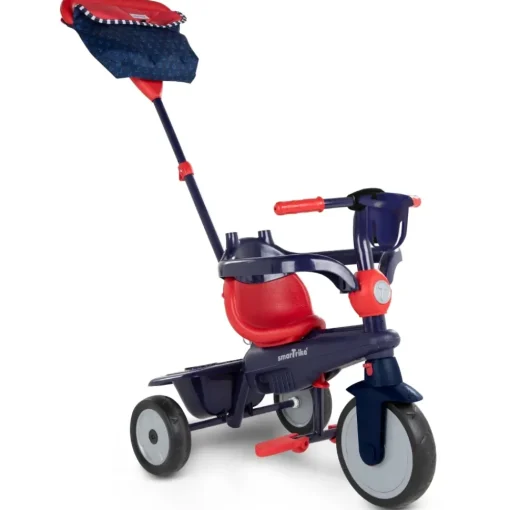 Outlet Smartrike Vanilla 4 In 1 Triciclo Per Bambini Dai 15 Mesi Con Maniglione Direzionale Touch Steering E Equipaggiamento Di Sicurezza Blu Navy Tricicli E Balance Bikes