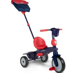 Outlet Smartrike Vanilla 4 In 1 Triciclo Per Bambini Dai 15 Mesi Con Maniglione Direzionale Touch Steering E Equipaggiamento Di Sicurezza Blu Navy Tricicli E Balance Bikes