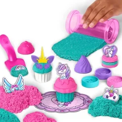 Clearance Spin Master Shimmer, Set Di Gioco Laboratorio Di Pasticceria Unicorni, 453 G Di Mosaici, Sabbia, Glitter