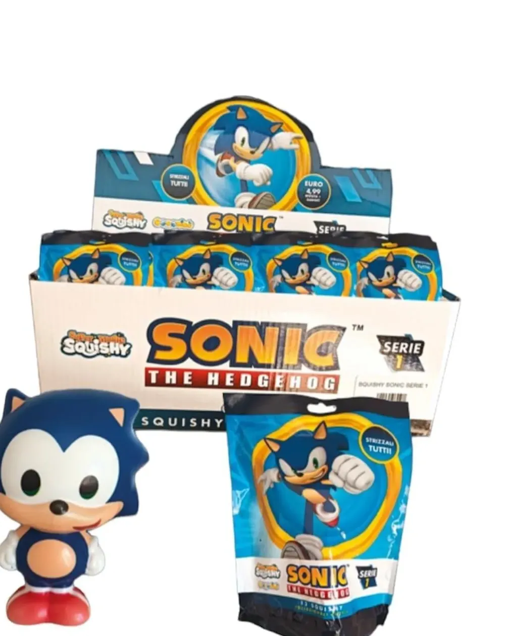 Sale Super Magic Squishy The Hedgehog Serie1 12 Personaggi Da Collezionare Action Figures