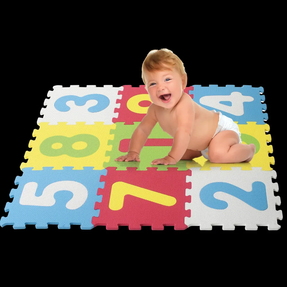 Tappeto Puzzle Numeri 9Pz Palestrine E Tappeti Gioco