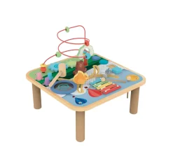 Discount Tavolino Multi Attivita' Con Animali Della Foresta Giochi Educativi In Legno