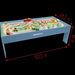 Clearance Tavolo Gioco Con Pista Treno Giochi Educativi In Legno