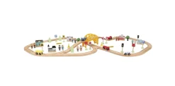Hot Trenino City Veicoli In Legno