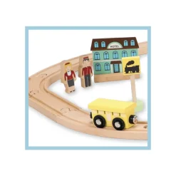 Hot Trenino City Veicoli In Legno