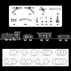 Sale Treno Espresso Con Vapore Macchinine Bambini