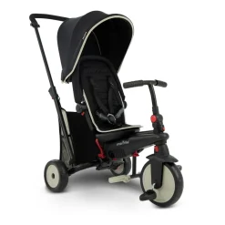 New Triciclo Pieghevole 6In1 Con Schienale Reclinabile, Maniglione Direzionale Ed Allungabile E Ammortizzatori Brevettati: Smartrike Str3 Per Bambini Dai 10 Mesi Ai 3 Anni Nero Tricicli E Balance Bikes
