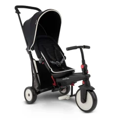 New Triciclo Pieghevole 6In1 Con Schienale Reclinabile, Maniglione Direzionale Ed Allungabile E Ammortizzatori Brevettati: Smartrike Str3 Per Bambini Dai 10 Mesi Ai 3 Anni Nero Tricicli E Balance Bikes