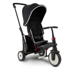 New Triciclo Pieghevole 6In1 Con Schienale Reclinabile, Maniglione Direzionale Ed Allungabile E Ammortizzatori Brevettati: Smartrike Str3 Per Bambini Dai 10 Mesi Ai 3 Anni Nero Tricicli E Balance Bikes