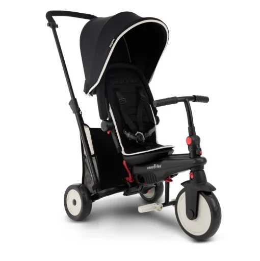 New Triciclo Pieghevole 6In1 Con Schienale Reclinabile, Maniglione Direzionale Ed Allungabile E Ammortizzatori Brevettati: Smartrike Str3 Per Bambini Dai 10 Mesi Ai 3 Anni Nero Tricicli E Balance Bikes