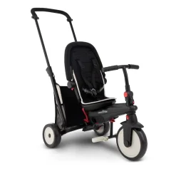 New Triciclo Pieghevole 6In1 Con Schienale Reclinabile, Maniglione Direzionale Ed Allungabile E Ammortizzatori Brevettati: Smartrike Str3 Per Bambini Dai 10 Mesi Ai 3 Anni Nero Tricicli E Balance Bikes
