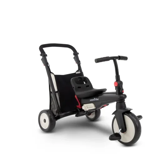 New Triciclo Pieghevole 6In1 Con Schienale Reclinabile, Maniglione Direzionale Ed Allungabile E Ammortizzatori Brevettati: Smartrike Str3 Per Bambini Dai 10 Mesi Ai 3 Anni Nero Tricicli E Balance Bikes